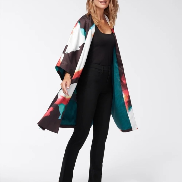 Chico's Jackets & Blazers - Chico's Blue and Red kimono
